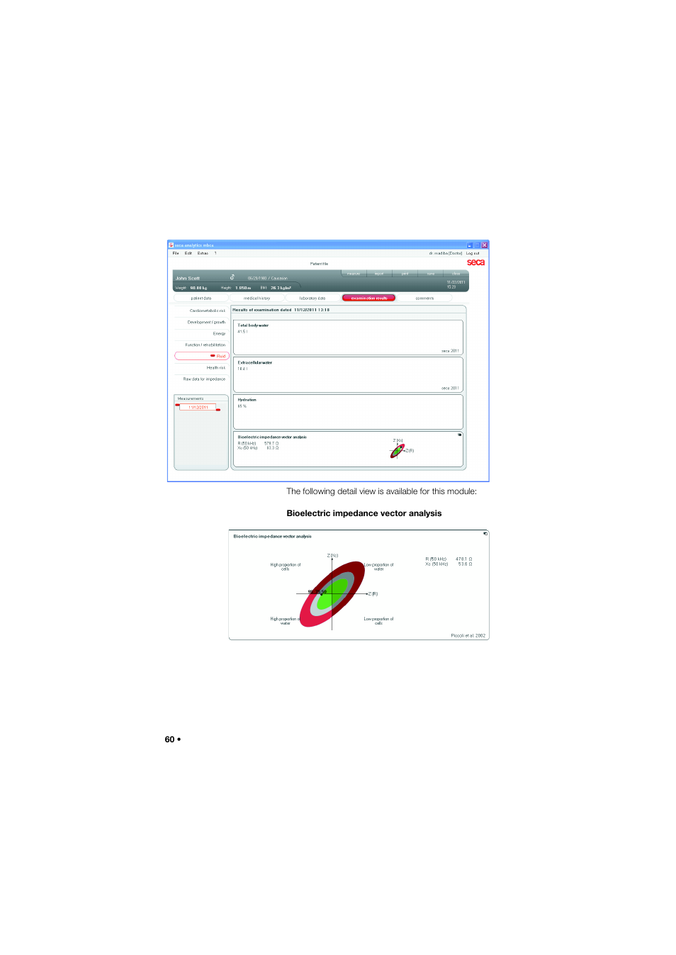 Seca Analitics 115 User Manual | Page 60 / 77