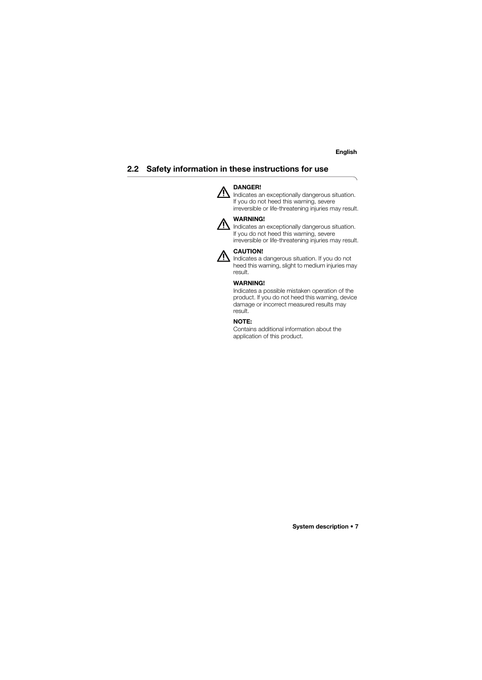 2 safety information in these instructions for use, 2 safety information in these, Instructions for use | Seca Analitics 115 User Manual | Page 7 / 77