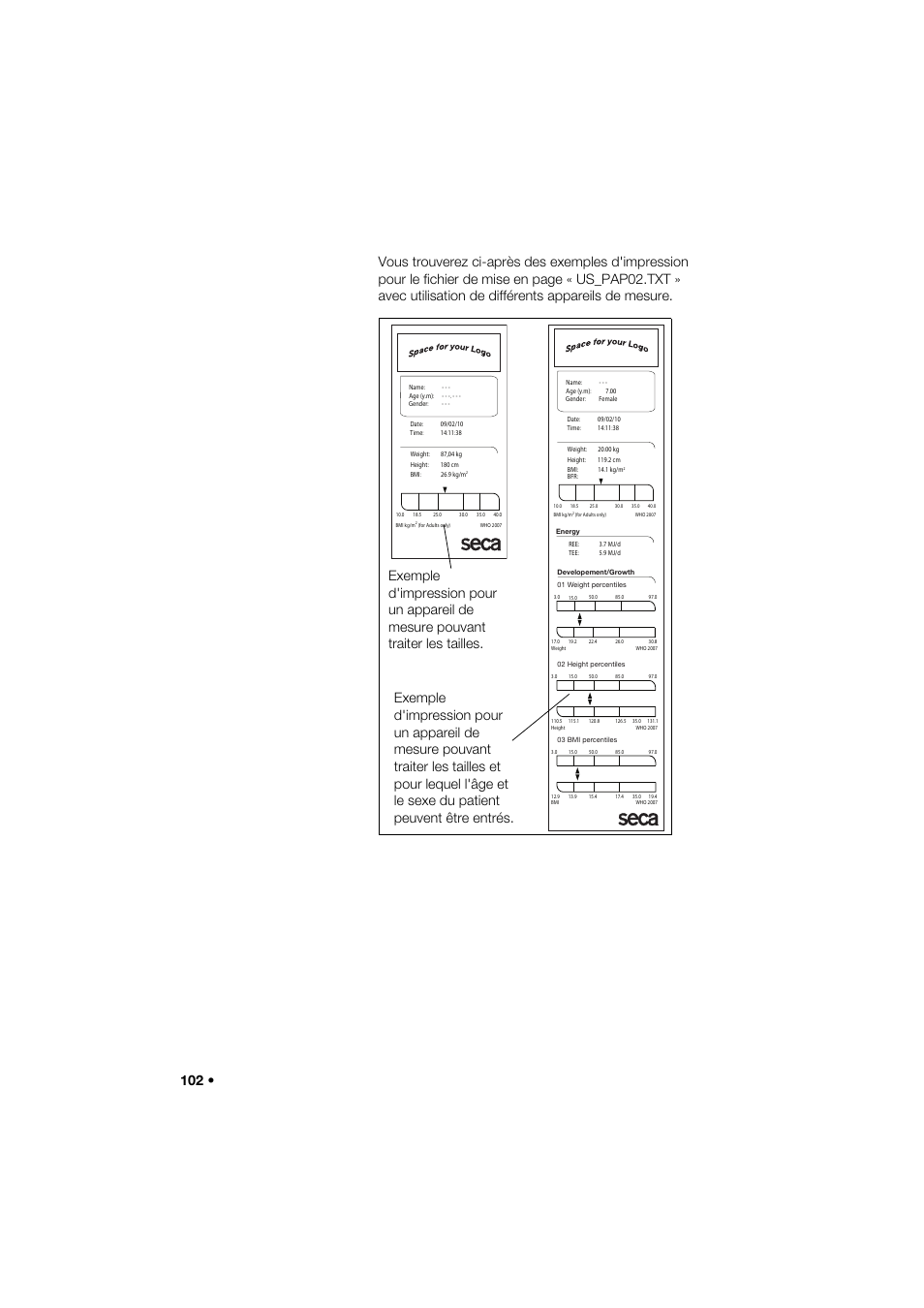 Seca 466 User Manual | Page 102 / 268