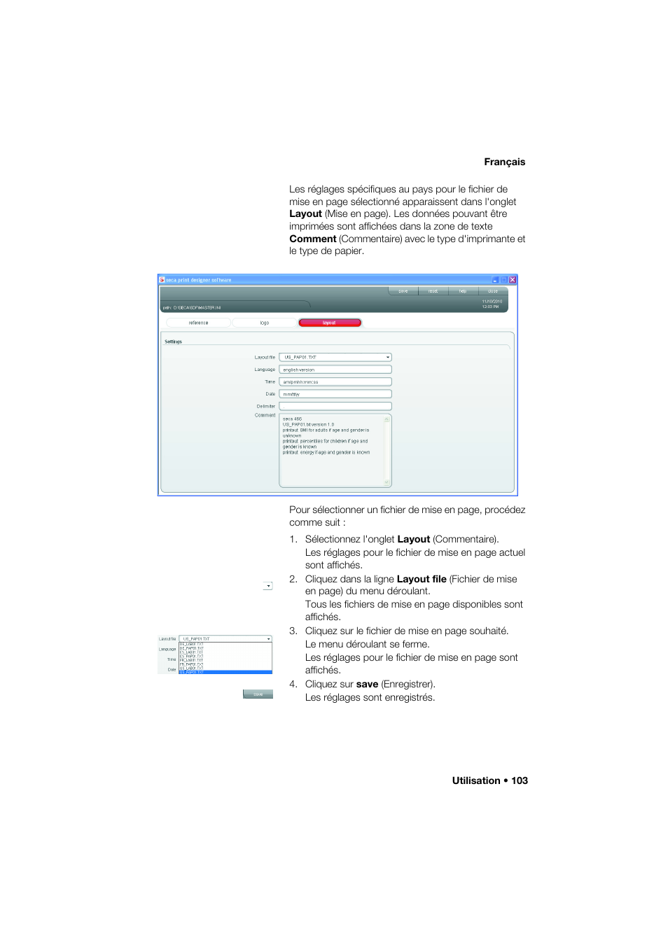 Seca 466 User Manual | Page 103 / 268