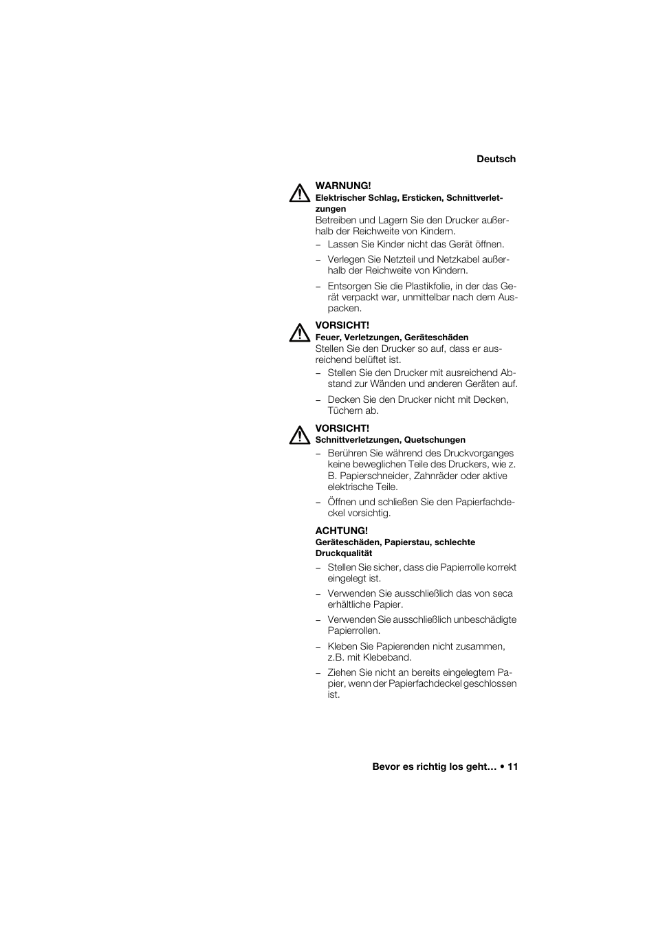 Seca 466 User Manual | Page 11 / 268