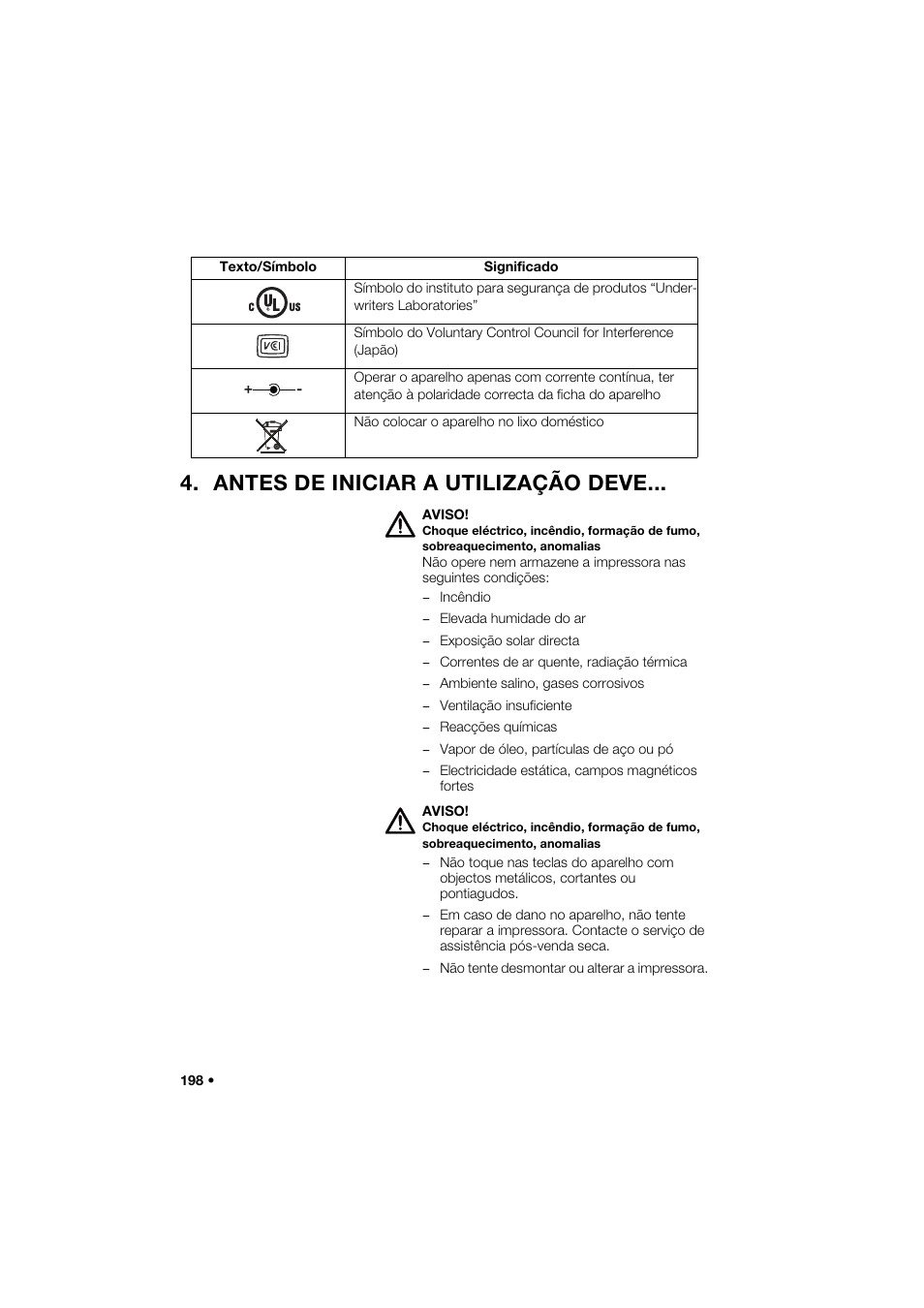 Antes de iniciar a utilização deve | Seca 466 User Manual | Page 198 / 268