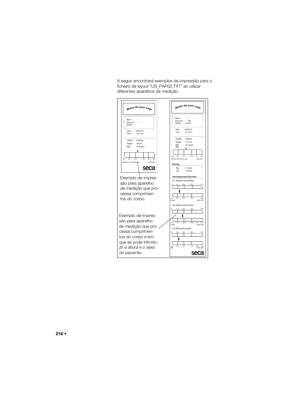 Seca 466 User Manual | Page 216 / 268