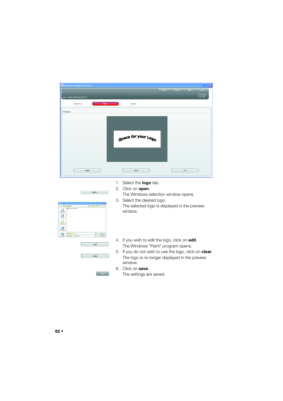 Seca 466 User Manual | Page 62 / 268