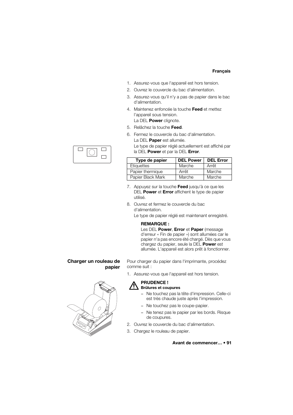 Charger un rouleau de papier | Seca 466 User Manual | Page 91 / 268