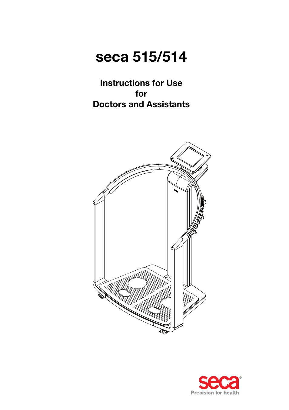 Seca 515 User Manual | 82 pages