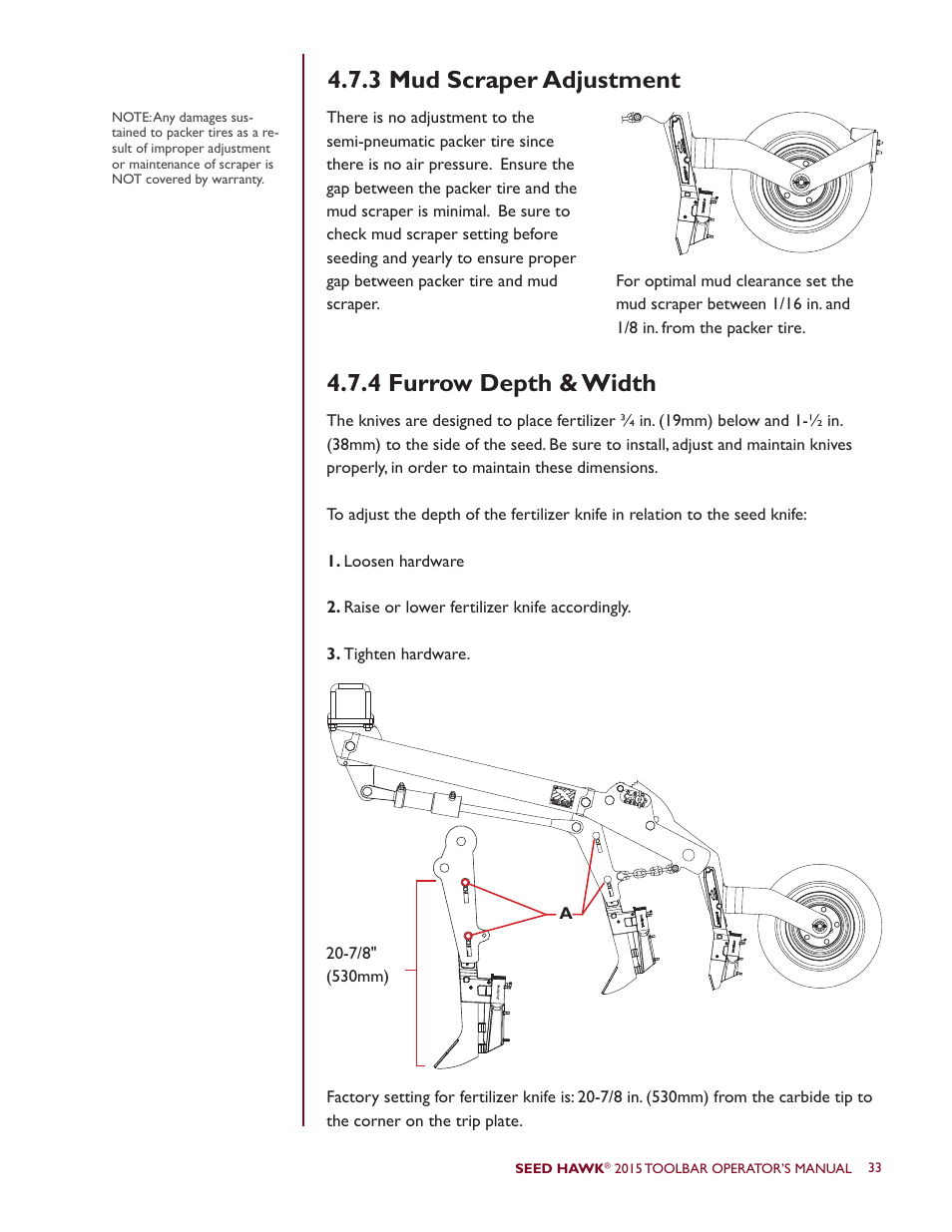 Seed Hawk TOOLBAR 2015 User Manual | Page 38 / 66