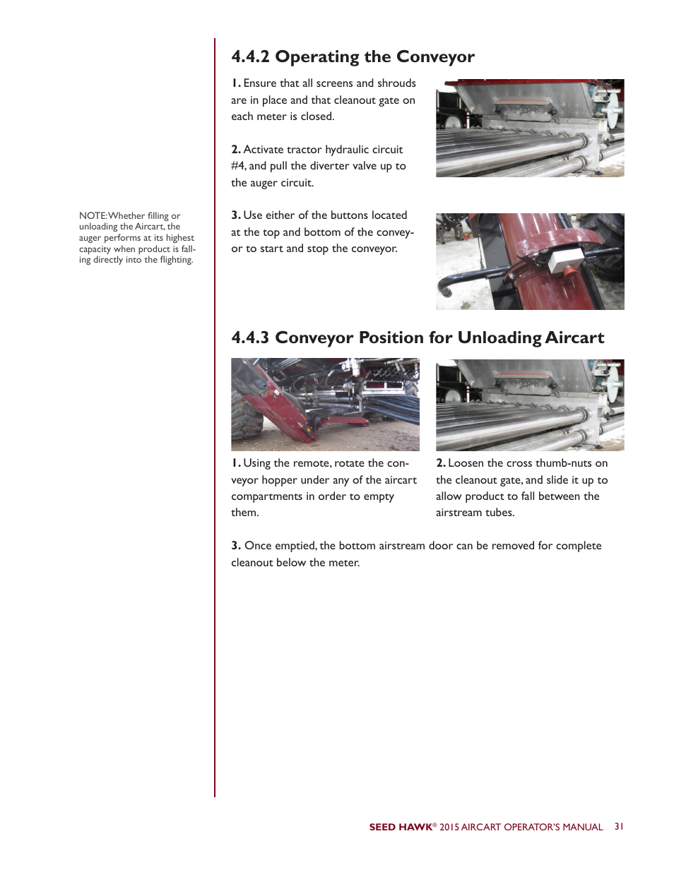 Seed Hawk AIRCART 2015 User Manual | Page 36 / 98