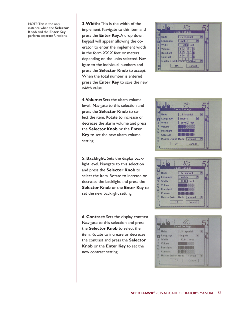 Seed Hawk AIRCART 2015 User Manual | Page 58 / 98