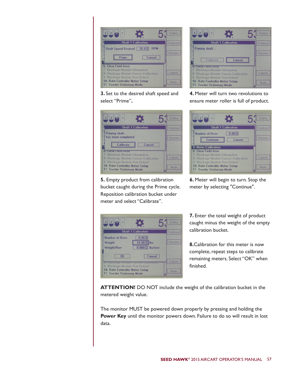 Seed Hawk AIRCART 2015 User Manual | Page 62 / 98