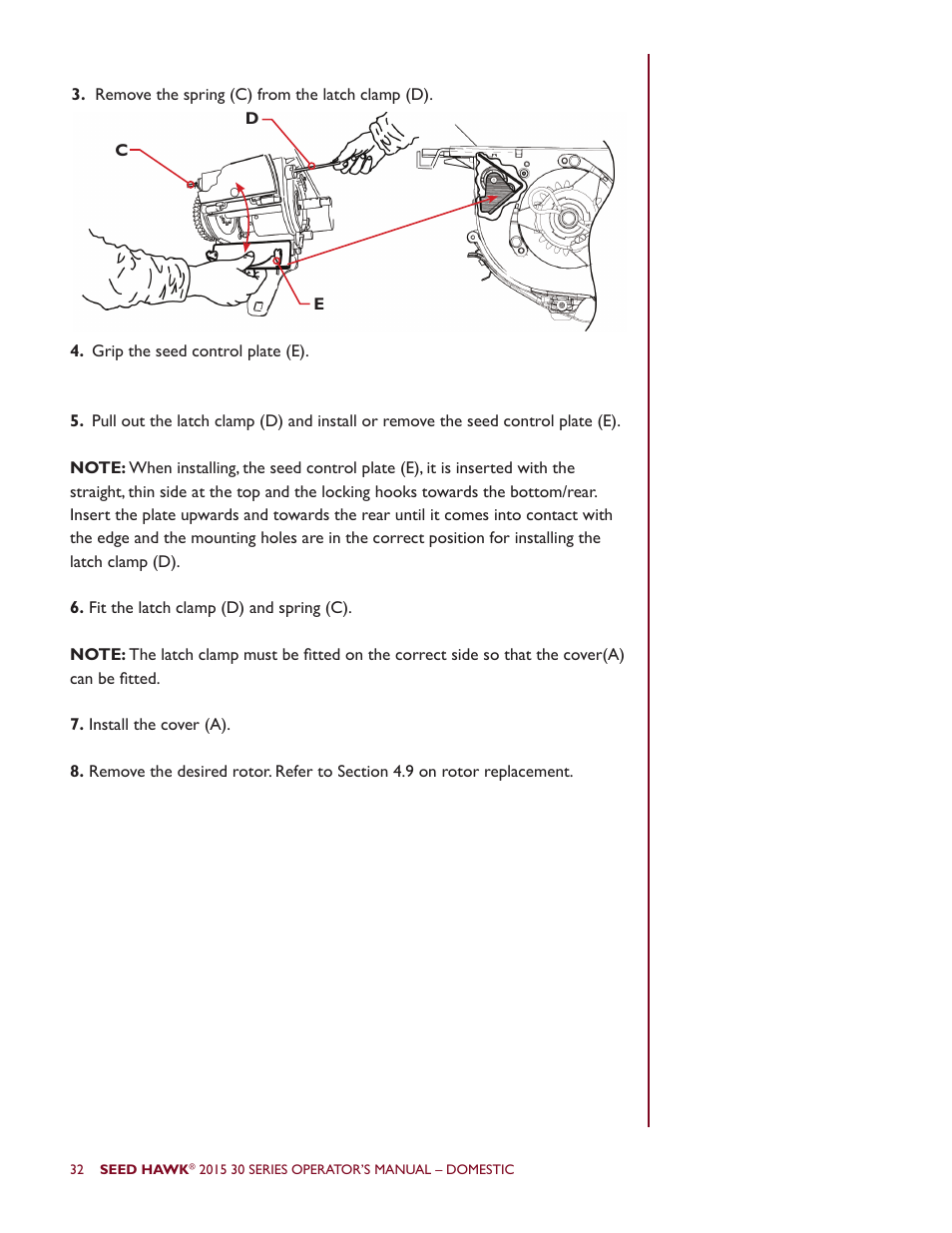 Seed Hawk 30 SERIES 2015 User Manual | Page 37 / 98