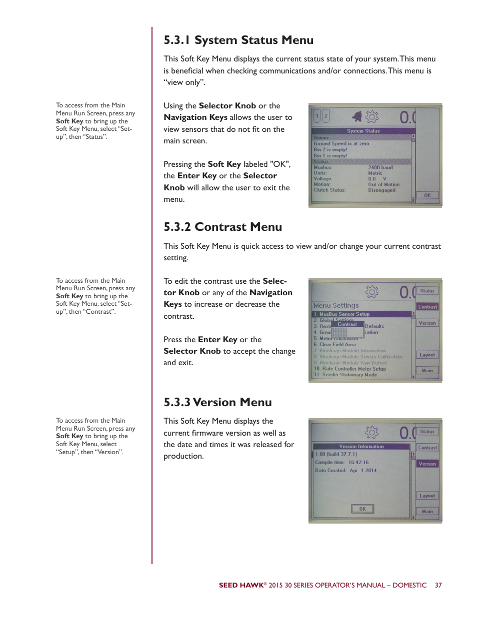 Seed Hawk 30 SERIES 2015 User Manual | Page 42 / 98