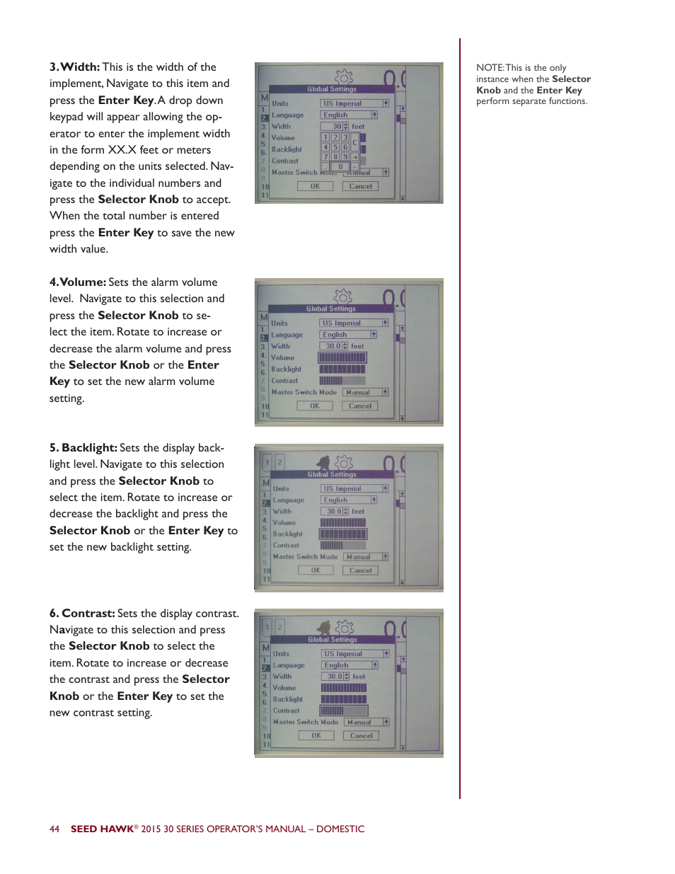 Seed Hawk 30 SERIES 2015 User Manual | Page 49 / 98