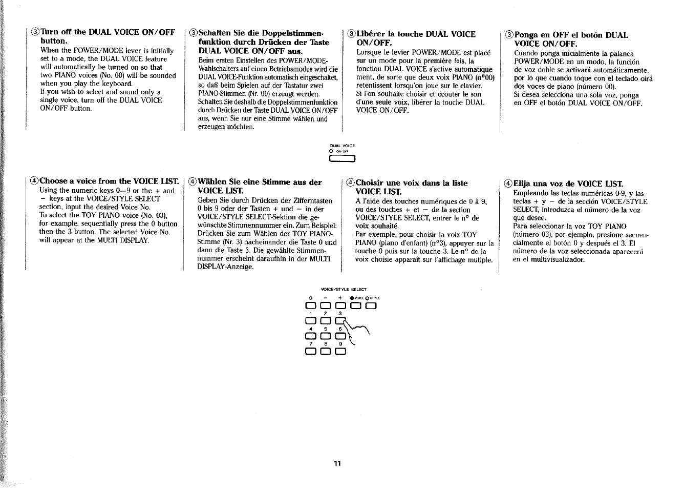 Yamaha PSS-380 User Manual | Page 12 / 47