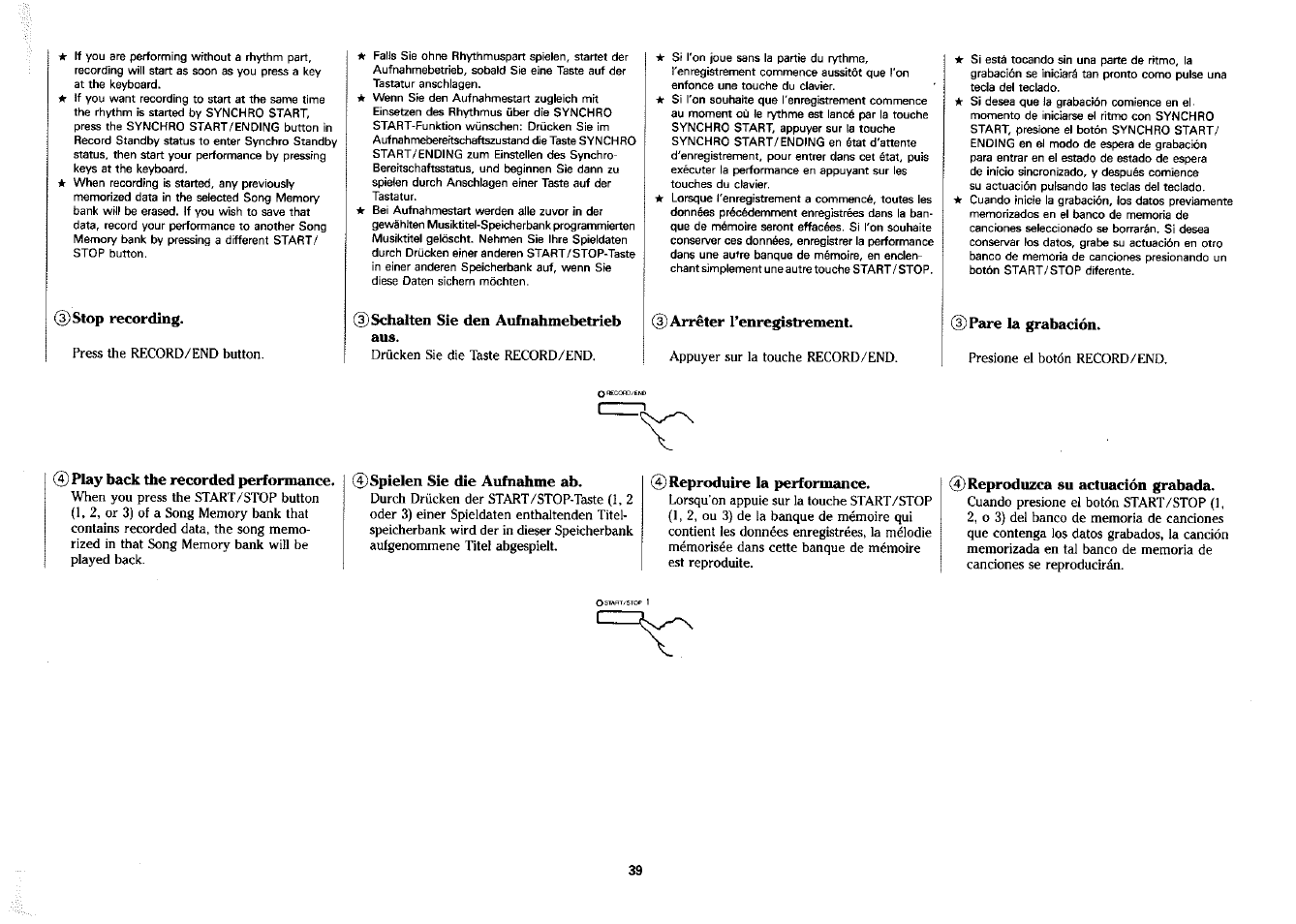 Yamaha PSS-380 User Manual | Page 40 / 47