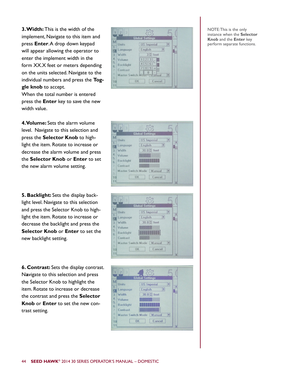 Seed Hawk 30 SERIES 2014 User Manual | Page 50 / 104