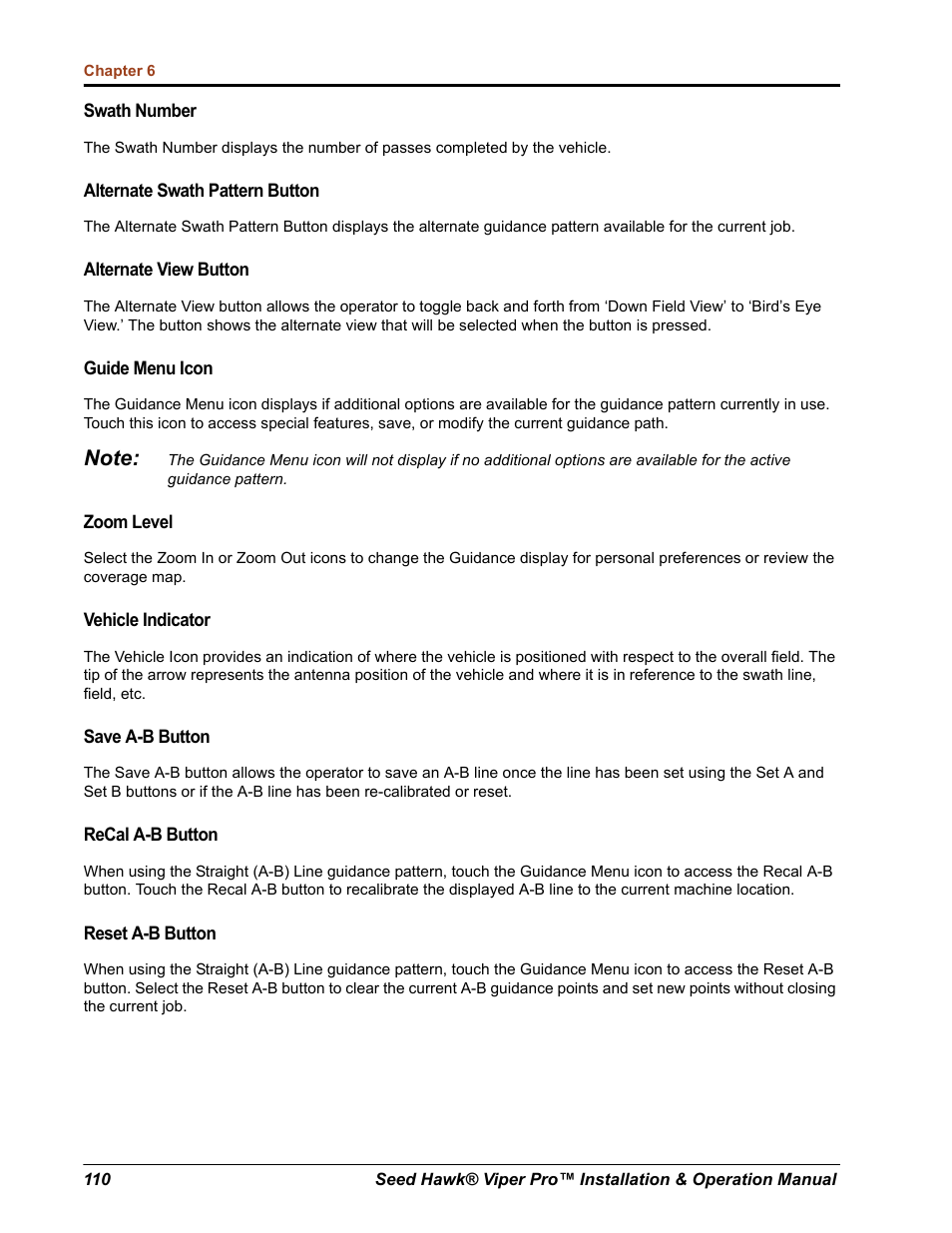 Seed Hawk Raven 2012 User Manual | Page 122 / 286