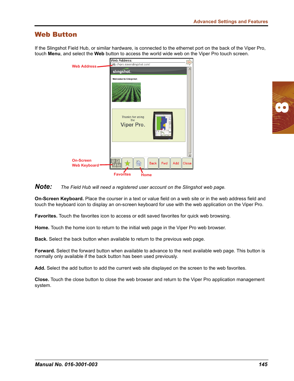 Web button | Seed Hawk Raven 2012 User Manual | Page 157 / 286