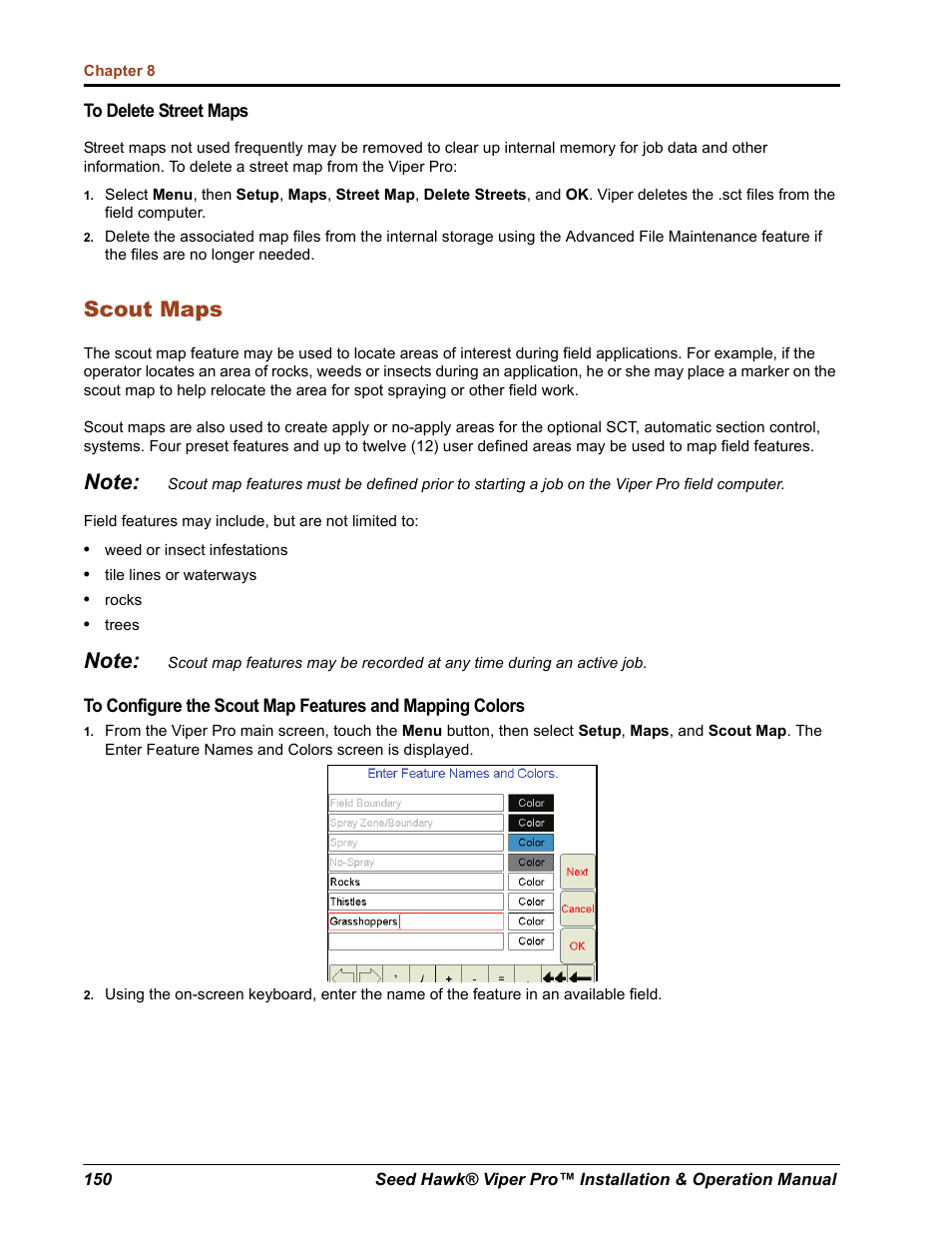 Scout maps | Seed Hawk Raven 2012 User Manual | Page 162 / 286