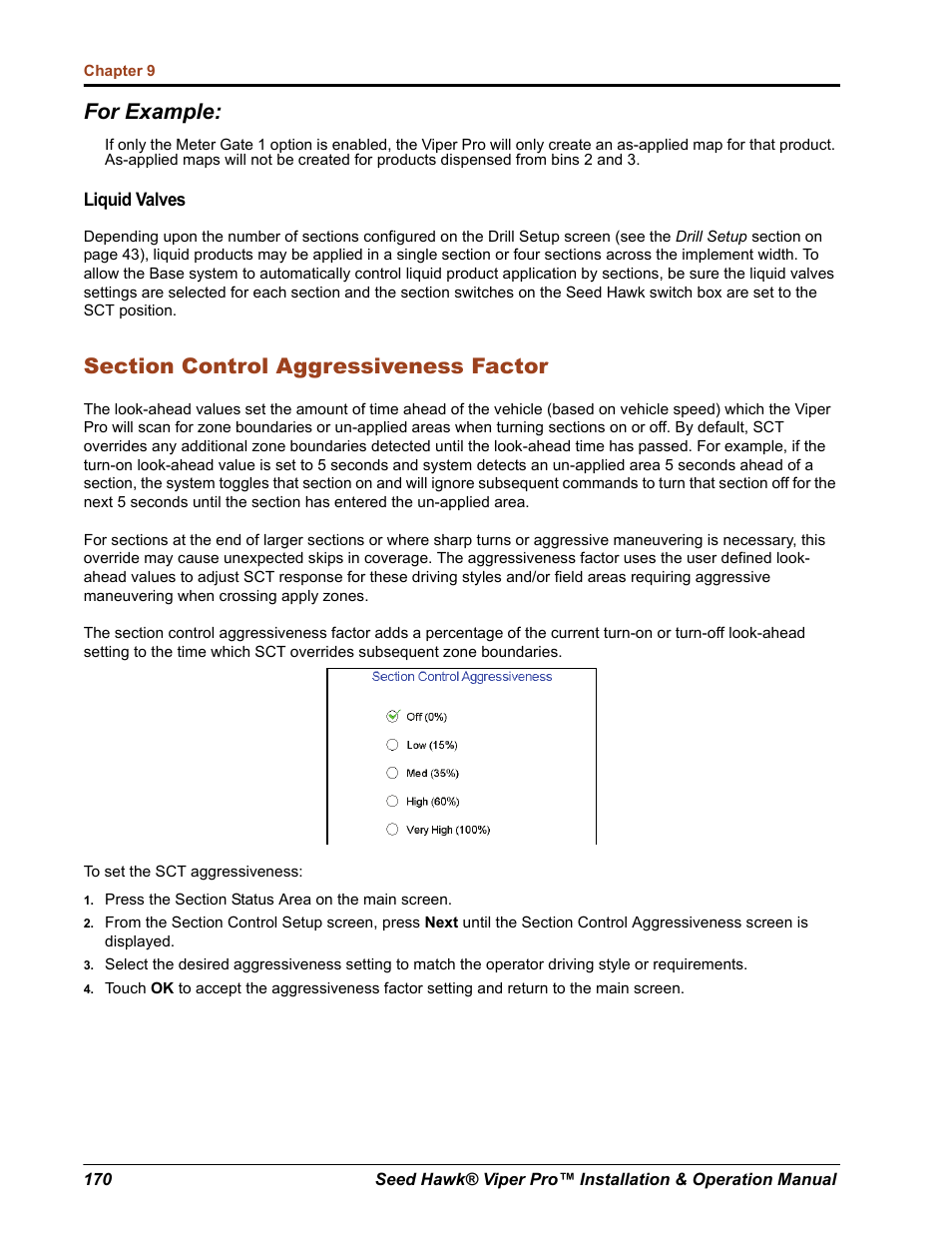 For example | Seed Hawk Raven 2012 User Manual | Page 182 / 286