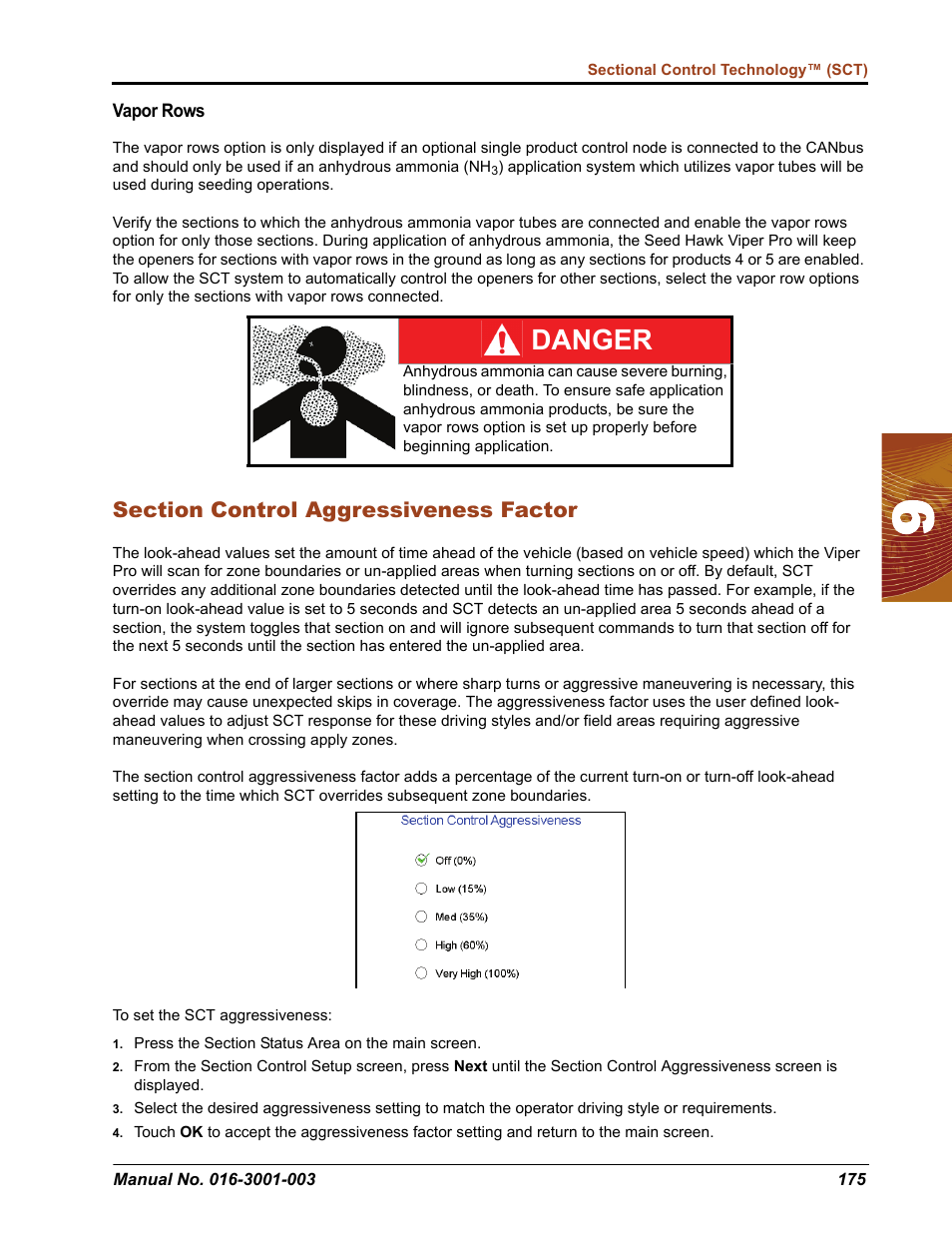 Danger | Seed Hawk Raven 2012 User Manual | Page 187 / 286