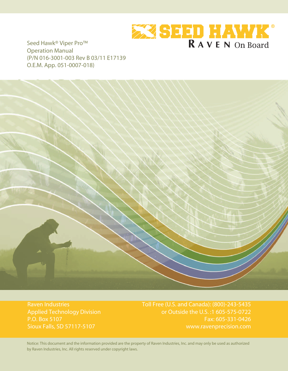 Seed Hawk Raven 2012 User Manual | Page 286 / 286