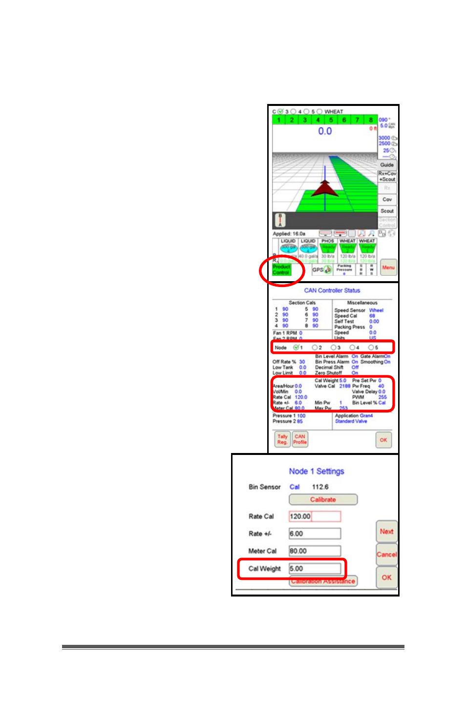 2 modifying calibration weight - viper pro | Seed Hawk LOUP III & VIPER PRO 2013 - Hydraulic Drive Calibration Guide User Manual | Page 8 / 49