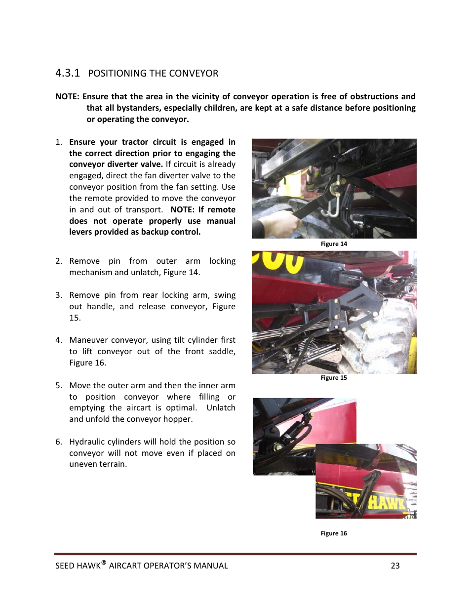 Seed Hawk AIRCART 2013 User Manual | Page 28 / 99
