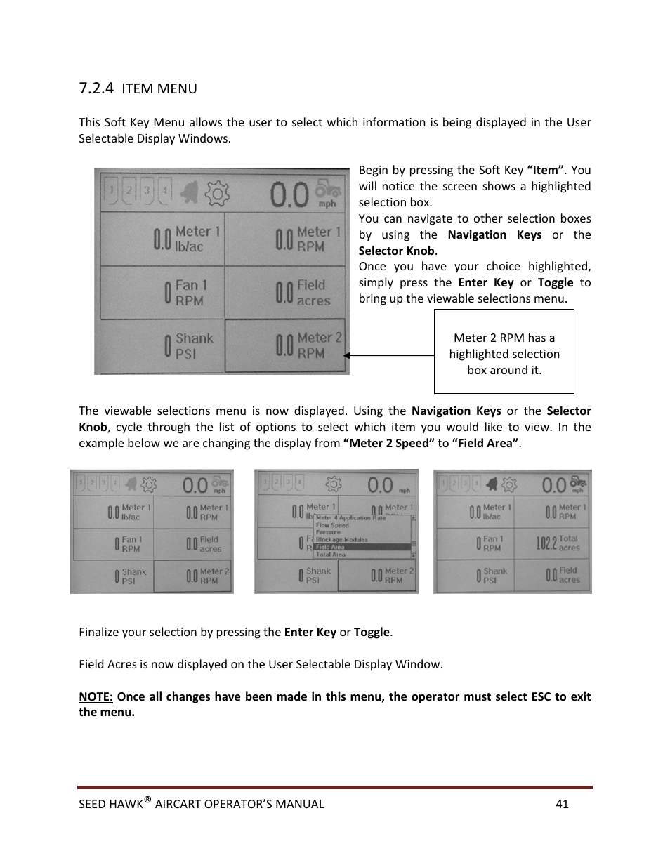 Seed Hawk AIRCART 2013 User Manual | Page 46 / 99