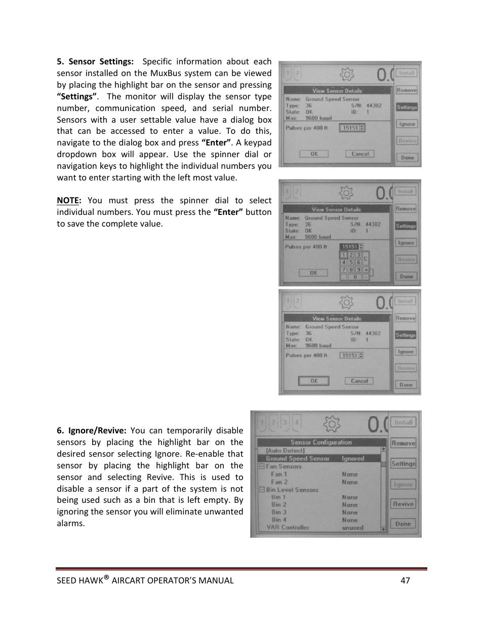 Seed Hawk AIRCART 2013 User Manual | Page 52 / 99