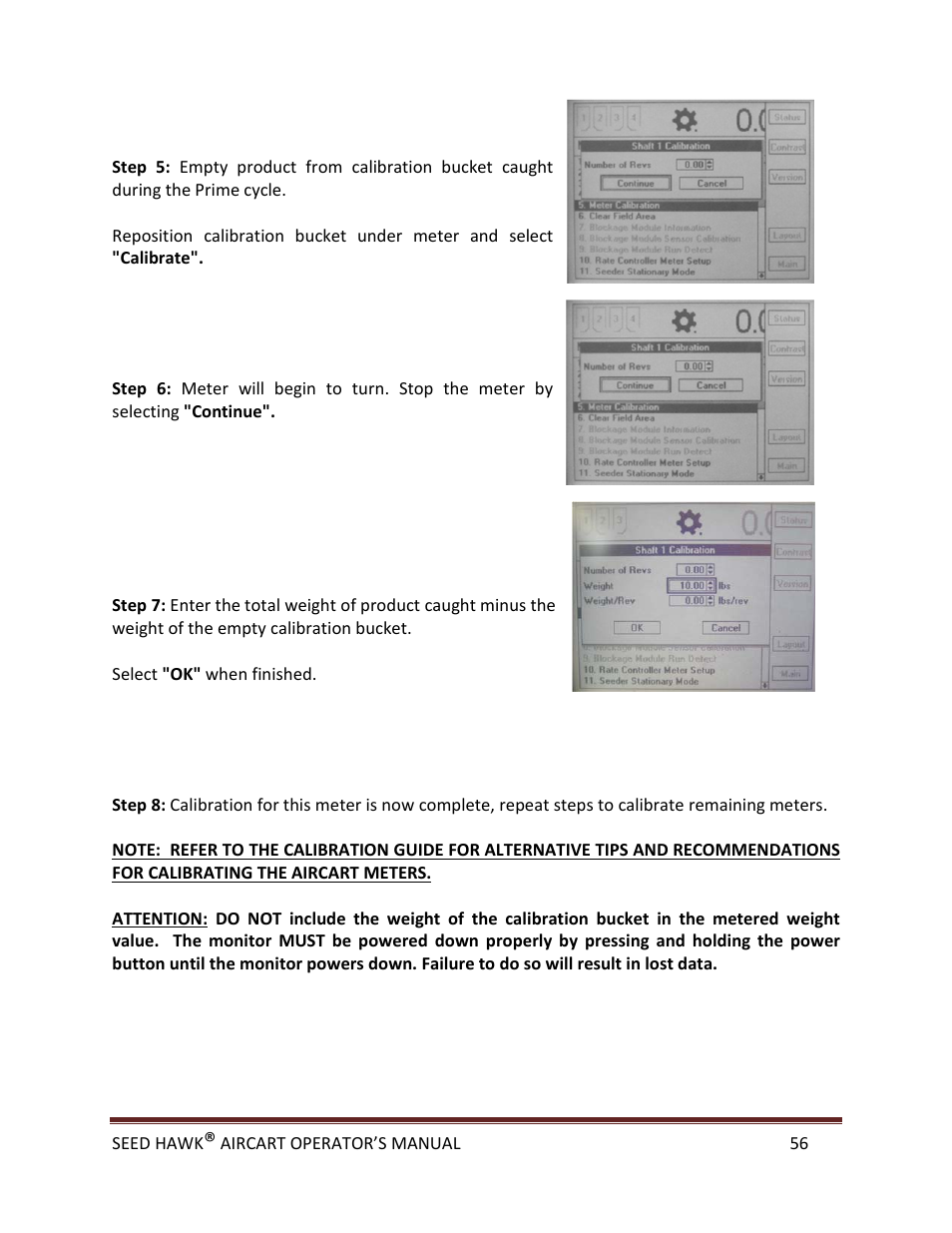 Seed Hawk AIRCART 2013 User Manual | Page 61 / 99