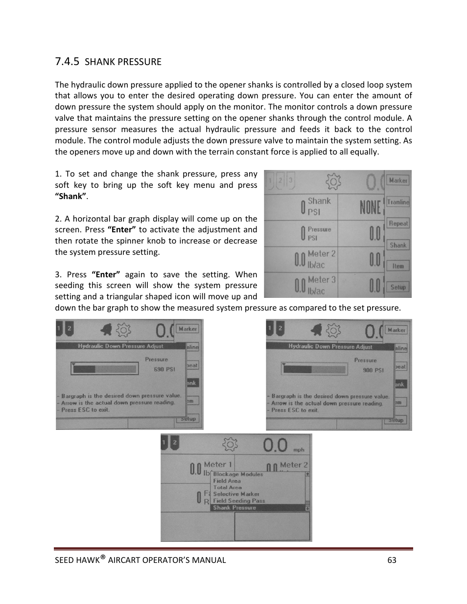 Seed Hawk AIRCART 2013 User Manual | Page 68 / 99