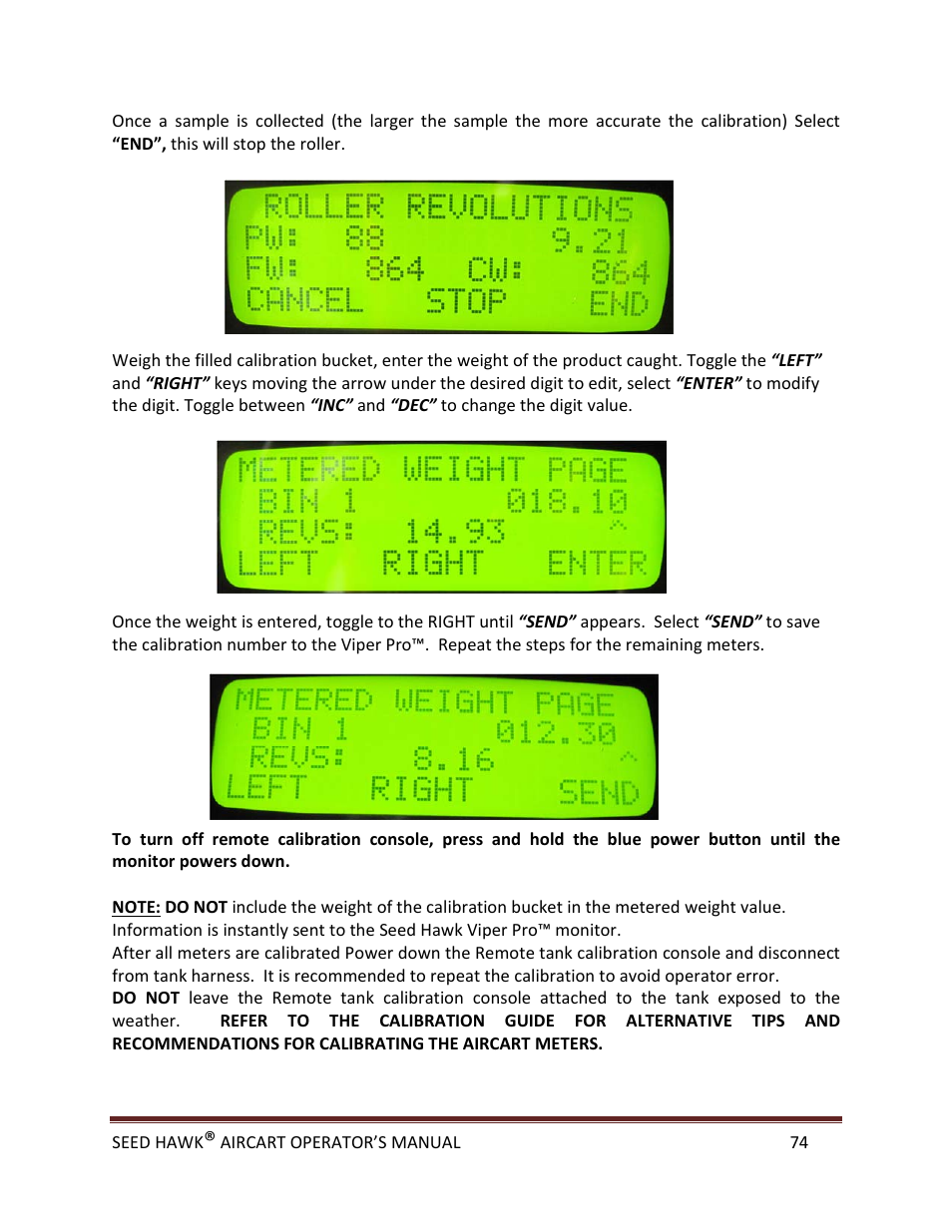 Seed Hawk AIRCART 2013 User Manual | Page 79 / 99