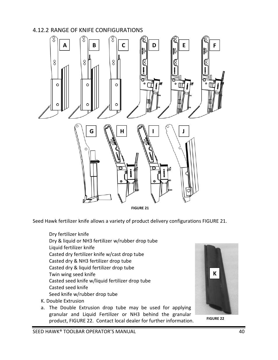 Seed Hawk TOOLBAR 2013 45 & XL SERIES User Manual | Page 40 / 113