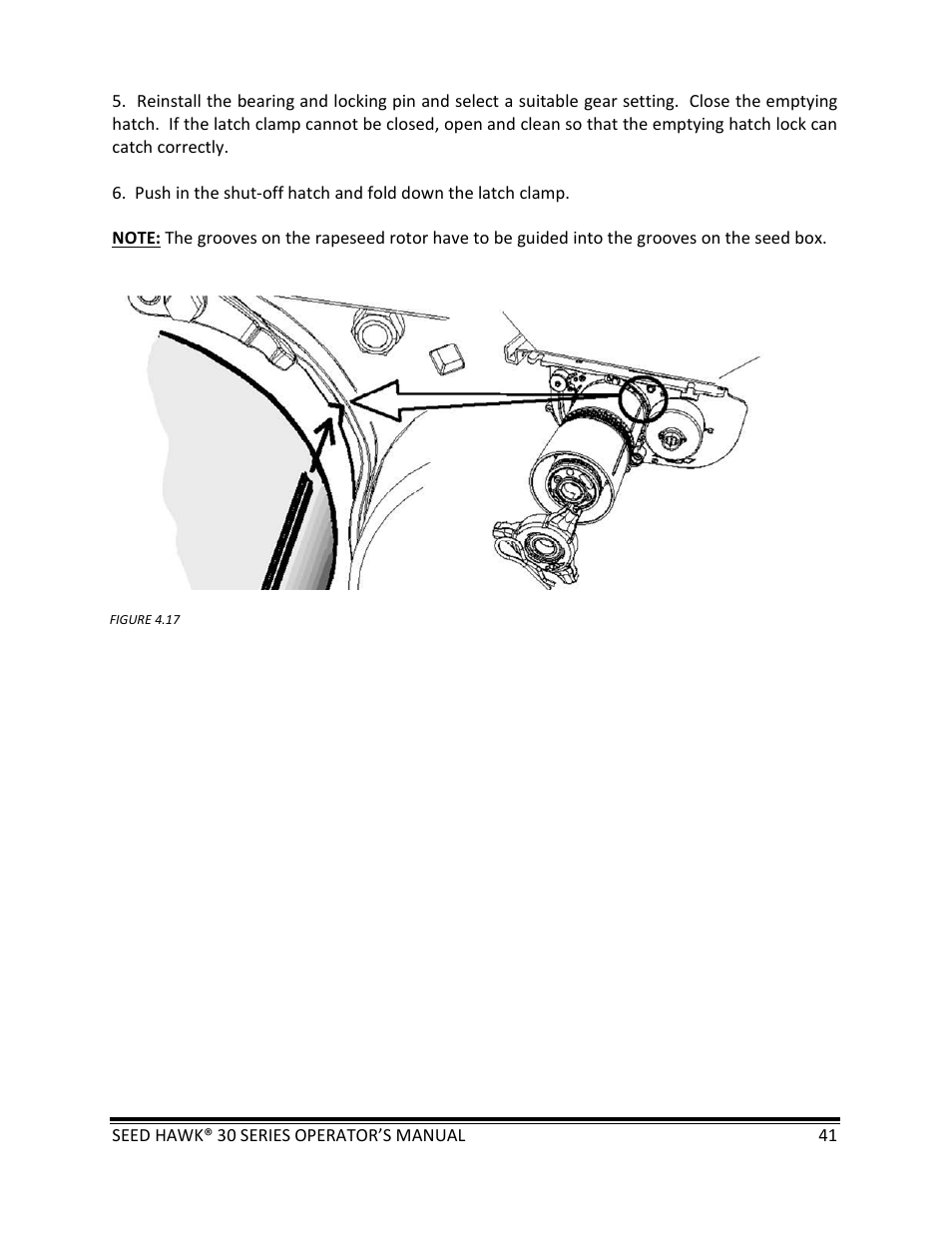 Seed Hawk 30 SERIES: 600C & 800C 2013 User Manual | Page 41 / 127