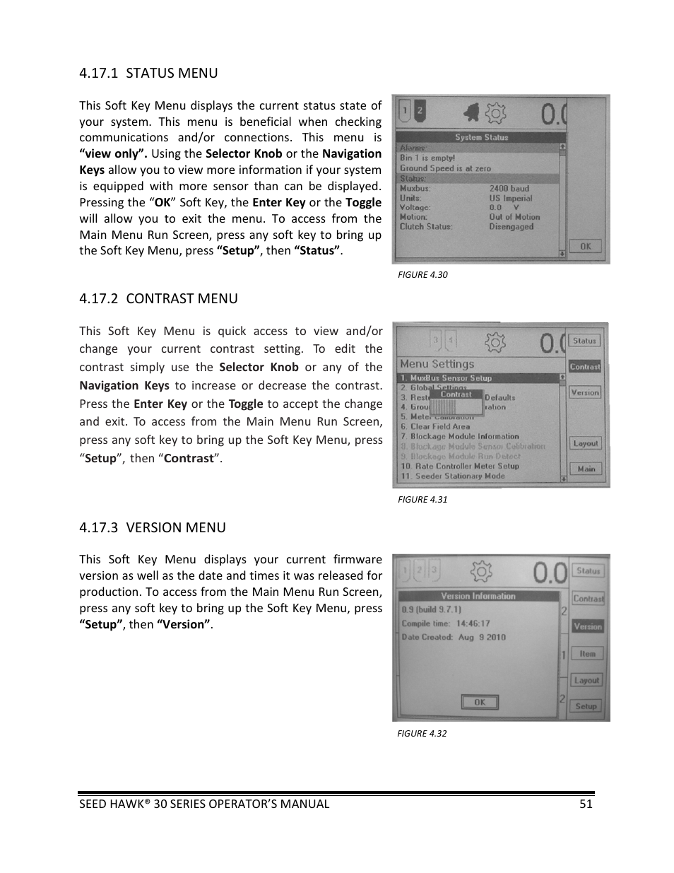Seed Hawk 30 SERIES: 600C & 800C 2013 User Manual | Page 51 / 127