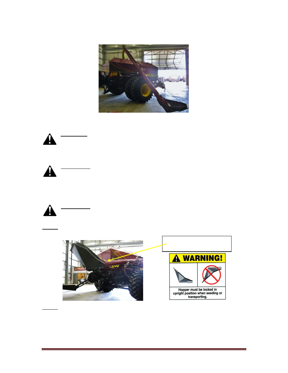 2 fill auger, Fill auger | Seed Hawk AIRCART 2012 User Manual | Page 23 / 80