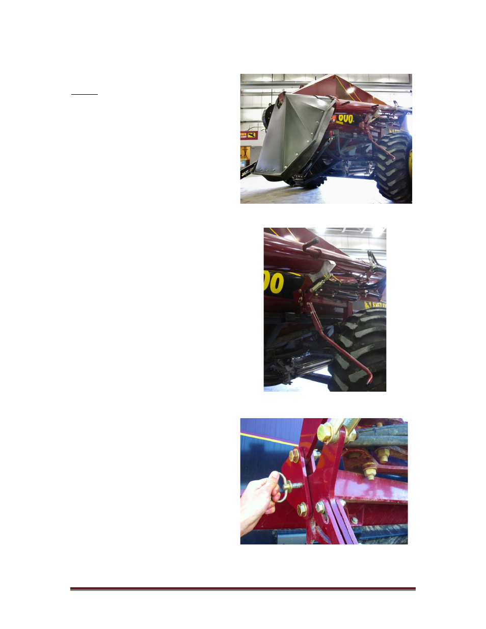 4 auger transport position, Auger transport position | Seed Hawk AIRCART 2012 User Manual | Page 26 / 80