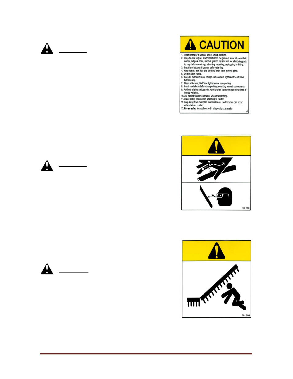 1 applied safety signs | Seed Hawk TOOLBAR 2012 User Manual | Page 18 / 80