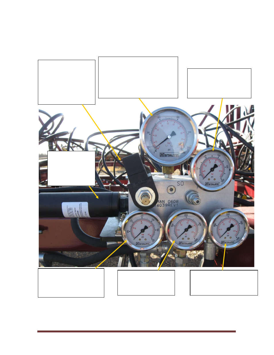 4 hydraulic manifold description, Hydraulic manifold description | Seed Hawk TOOLBAR 2012 User Manual | Page 31 / 80