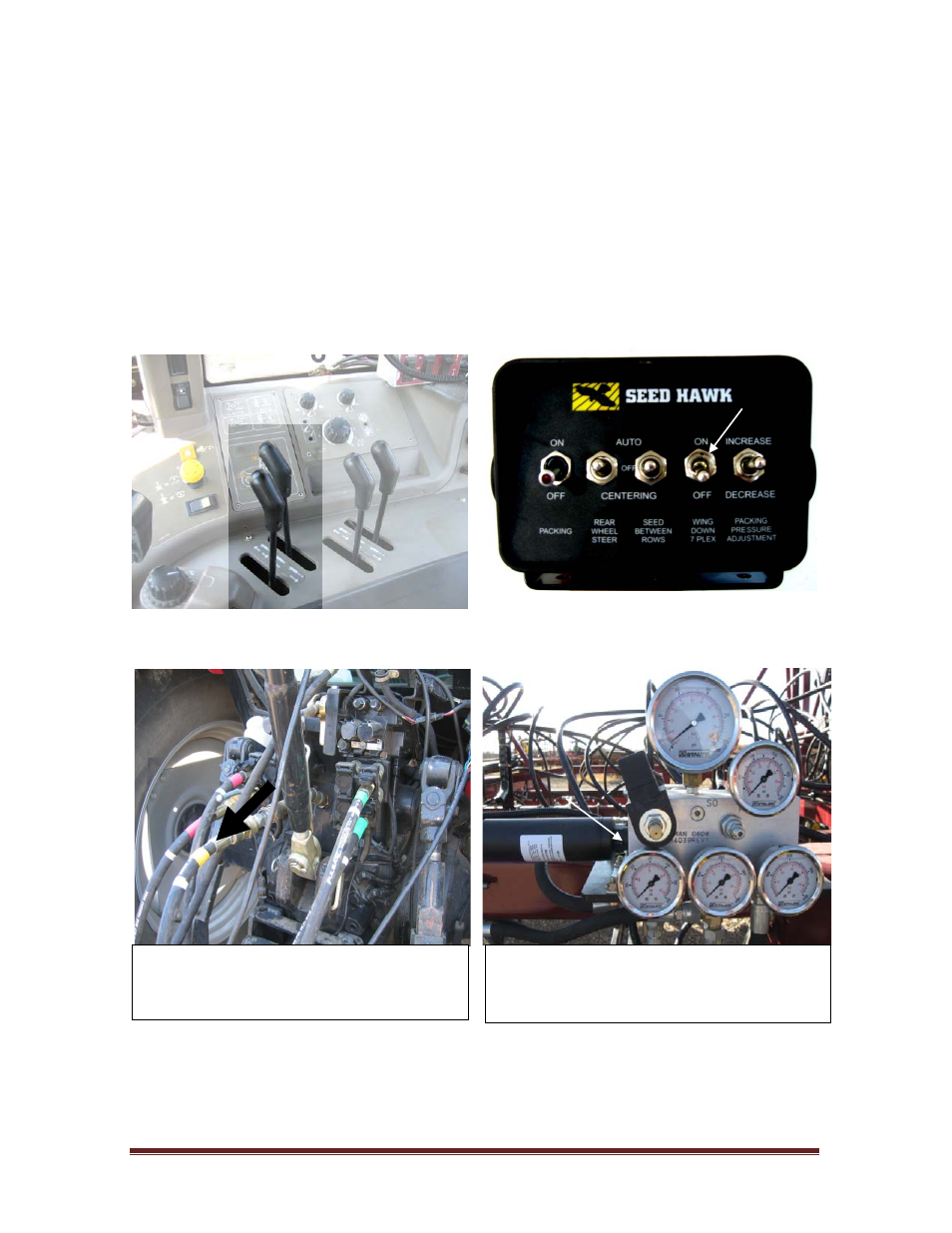 6 winging the 7-plex machine down, Winging the 7-plex machine down | Seed Hawk TOOLBAR 2012 User Manual | Page 33 / 80