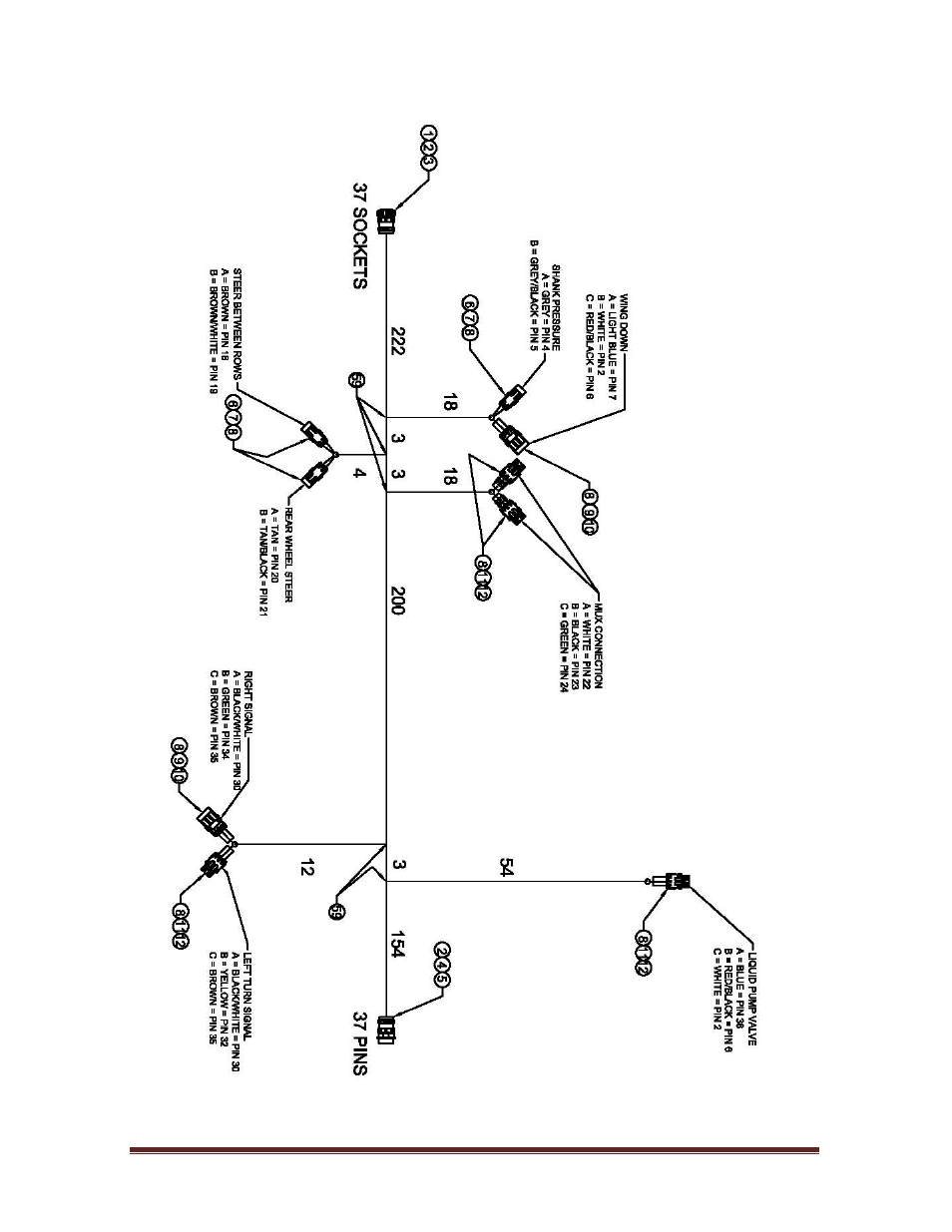 17 tool bar wiring harness, Tool bar wiring harness | Seed Hawk TOOLBAR 2012 User Manual | Page 74 / 80