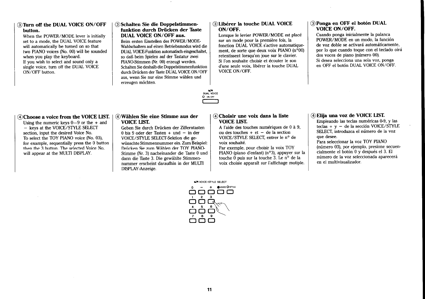 Yamaha PSS-390 User Manual | Page 12 / 47