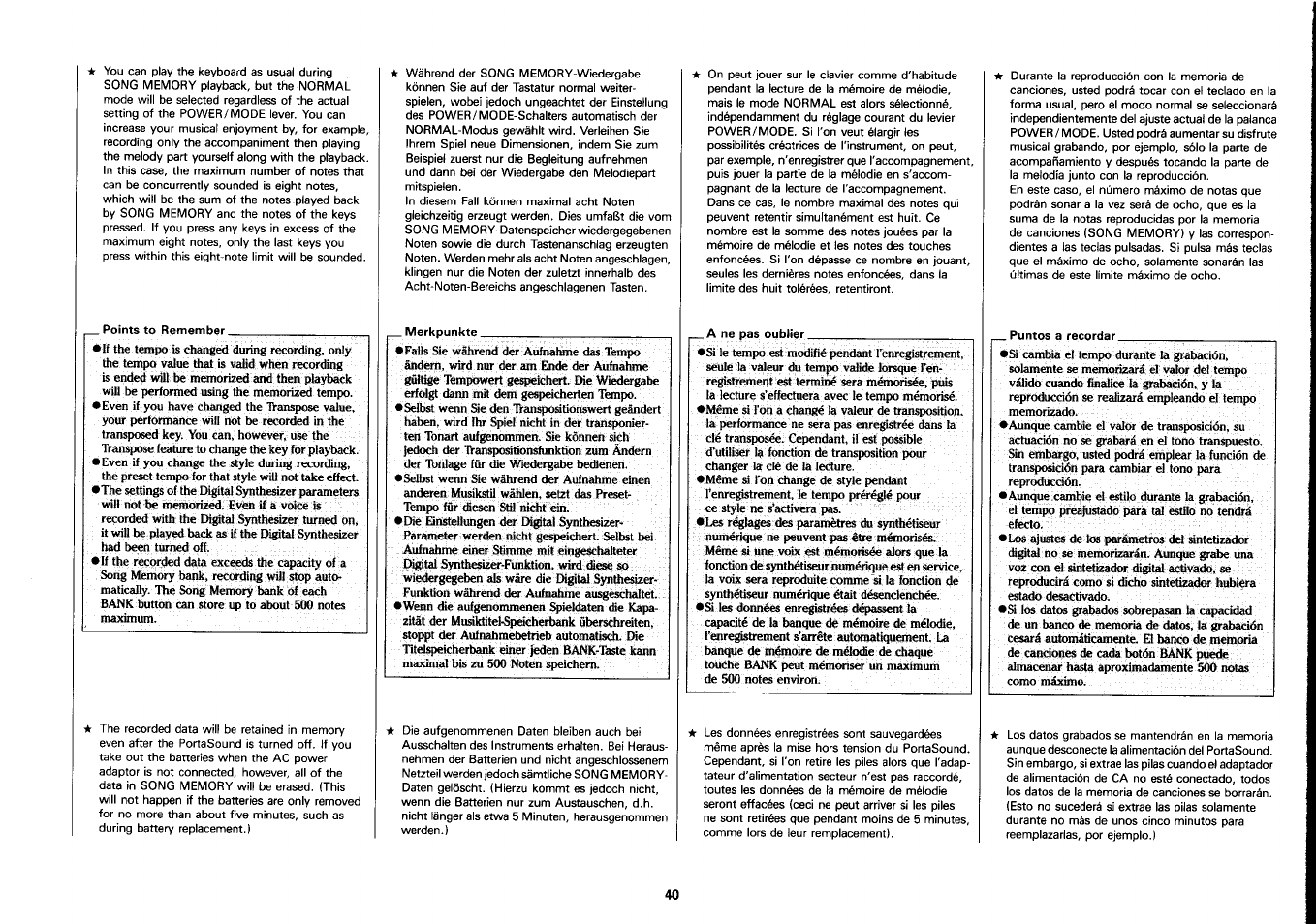 Yamaha PSS-390 User Manual | Page 41 / 47