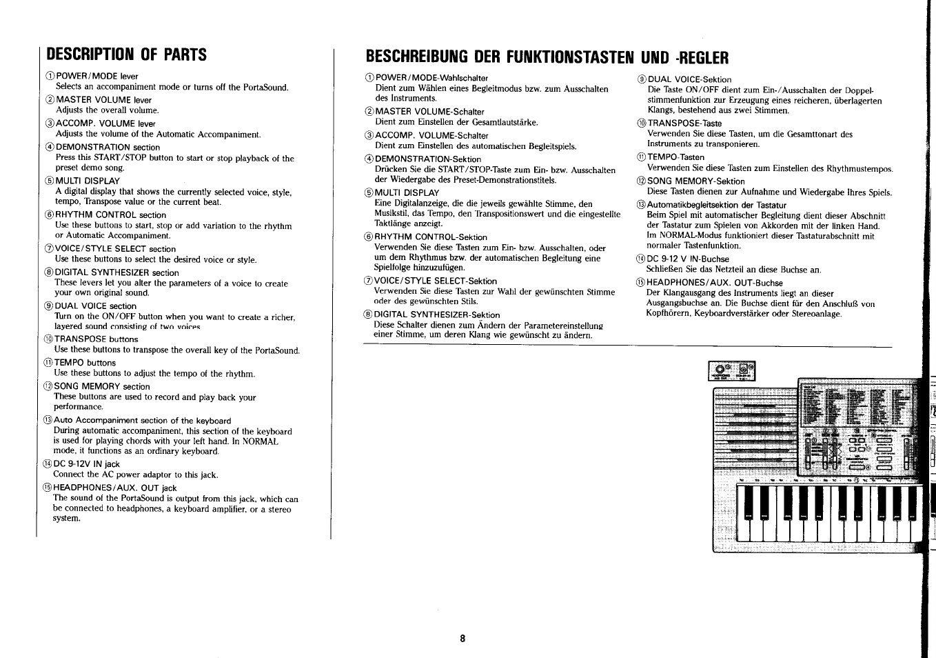 Yamaha PSS-390 User Manual | Page 9 / 47