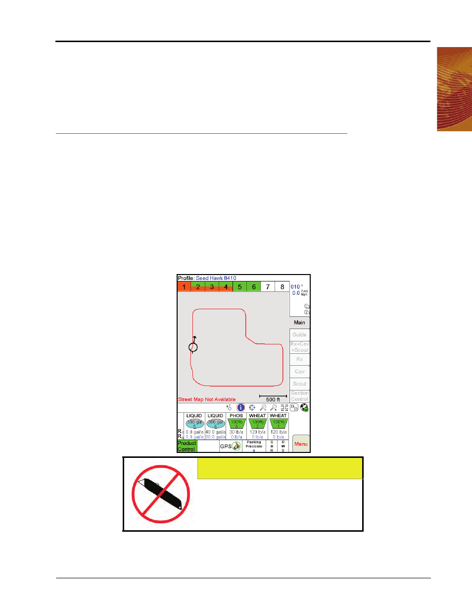 The viper pro interface, Caution | Seed Hawk Raven 2011 User Manual | Page 13 / 248