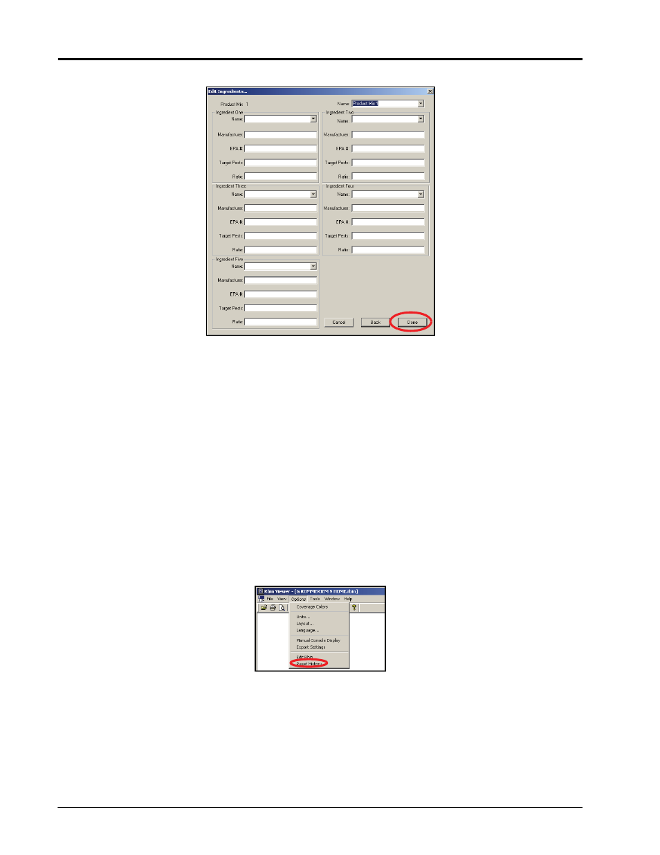 Reset history | Seed Hawk Raven 2011 User Manual | Page 196 / 248