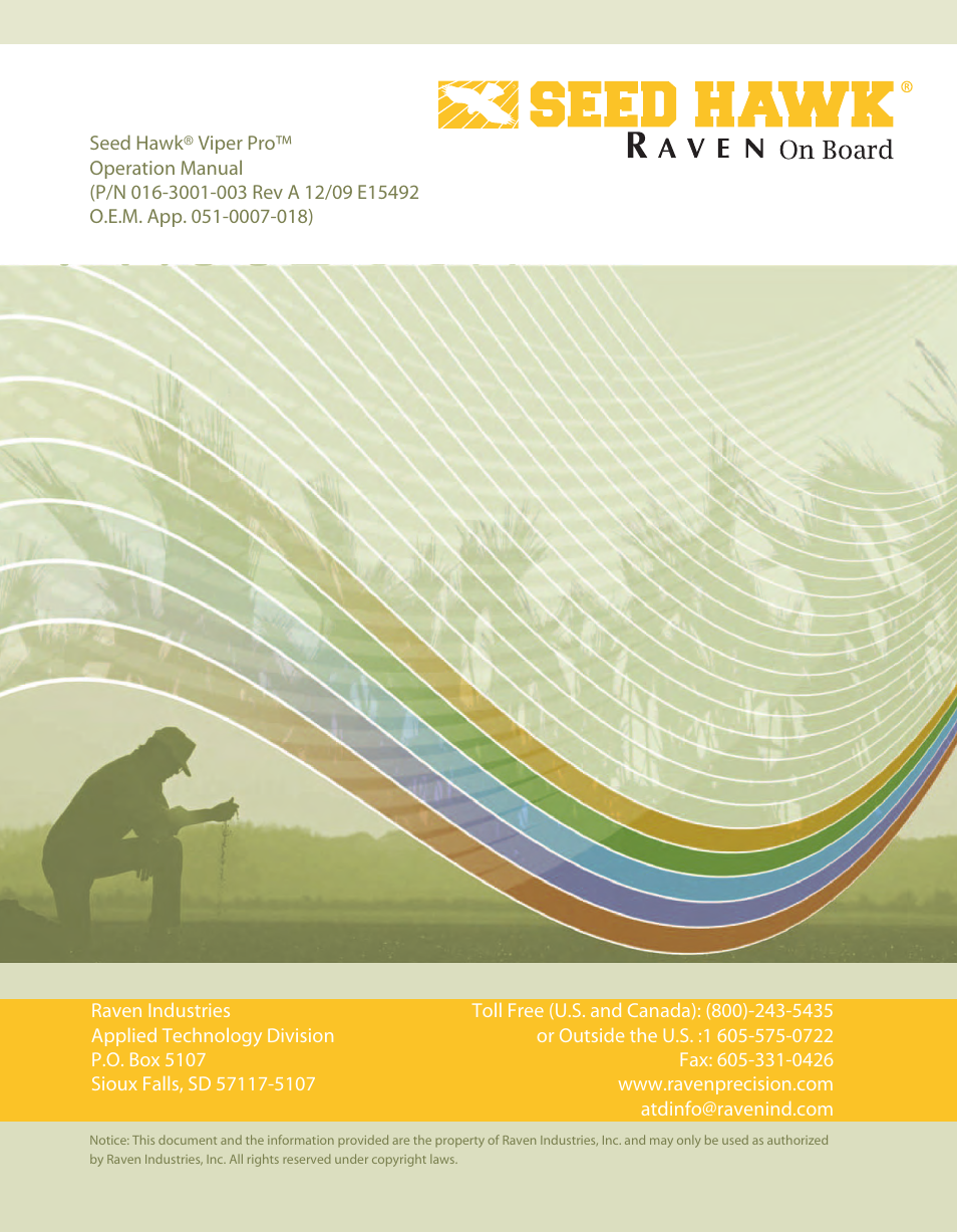 Seed Hawk Raven 2011 User Manual | Page 248 / 248