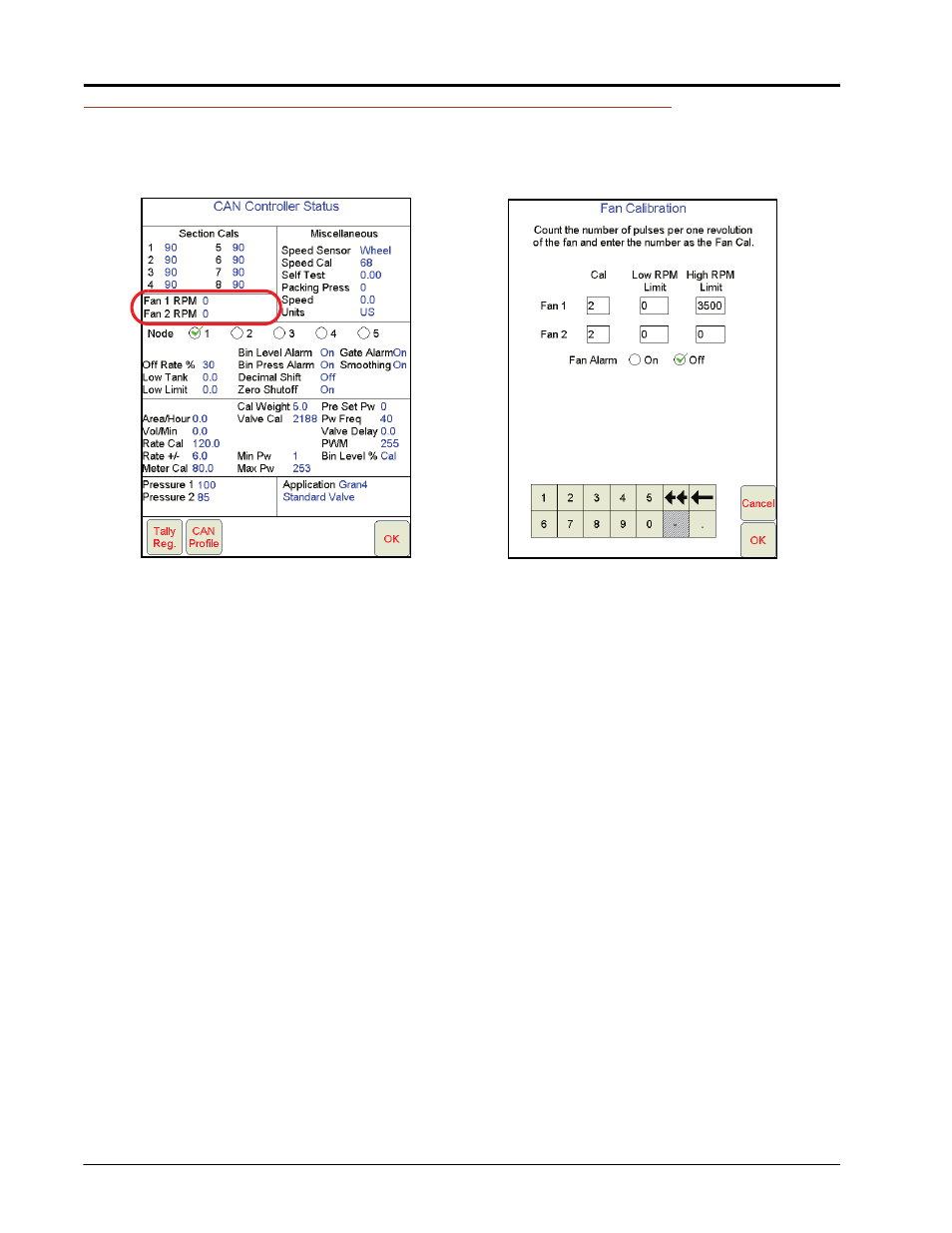 Fan cal | Seed Hawk Raven 2011 User Manual | Page 36 / 248