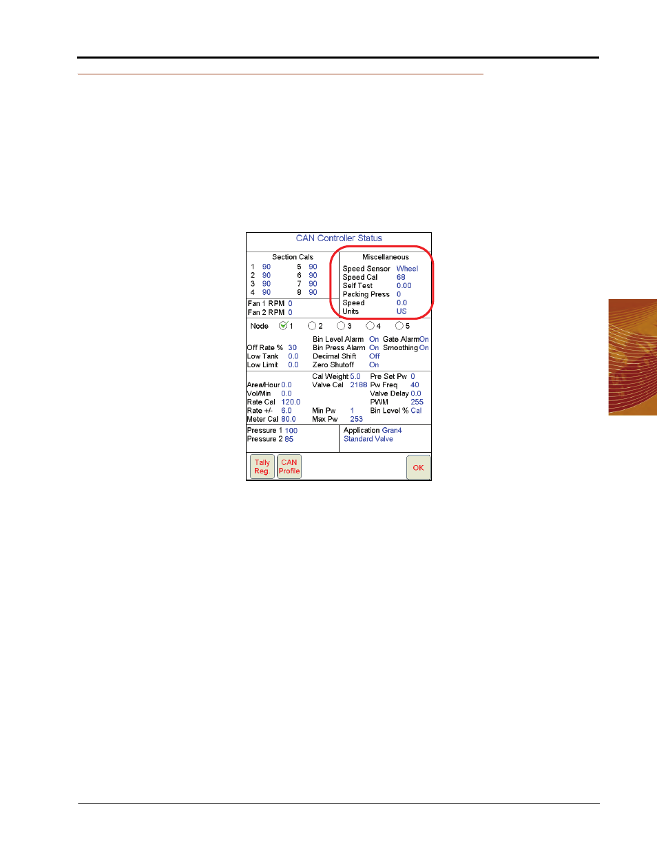 Miscellaneous settings area | Seed Hawk Raven 2011 User Manual | Page 37 / 248